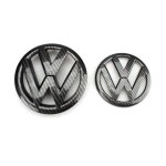 폭스바겐 VW 시로코 MK3 차량용 전면 그릴 엠블럼 후면 트렁크 배지 액세서리, 자동차 로고, OEM H9307 /61K8 853 600B, 90mm/110mm... 