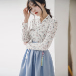 생활한복 세트 수채화+닻별 개량 계량 퓨전 반티-165 : 생활한복 츄샵