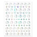 키티 캐릭터 네일아트 스티커 2481 : 뷰티써플라이