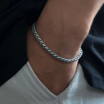 은팔찌 남자은팔찌 실버 체인 스피카 4mm : 재이유 JAY.U