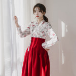 생활한복 동백꽃 저고리 개량 계량 퓨전 반티-173.1 : 생활한복 츄샵