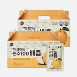 미쁨생활건강 국내산 나주 배로 만든 순수100 배즙 음료 30포, 2개 : 미쁨생활건강