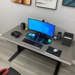 풀아웃 서랍 PC 테이블 책상, RGB ATX DIY 냉각 선풍기 컴퓨터 게임 케이스 및 투인원 콤보, 신제품 : 피우힐스