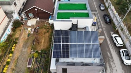 강원도 동해시 천곡동 옥상슬라브형 주택용태양광 2KW 추가설치 : 에이스솔라에너지