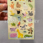 Animal sticker 애니멀씰스티커 동물원 : 행복소쿠리
