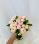 본식 촬영 피치 핑크 웨딩 장미 그린부케 김연아부케 서울부케 강남부케 대전부케 세종부케 청주부케 가성비부케 : 아뜰리에 블룸