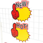 GOD스토어 NEW HOT 엄지척 쇼카드 10P 가격표 마트 POP 네임 판 집기 라벨 : GOD 추천 샵