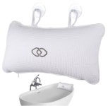 편안한 욕조 베개 쿠션 목욕 반신욕 머리받침 목받침 스파 흡입컵 필로우 (A0067) : 꼬슈 COSSU