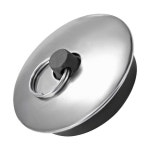 스테인레스 스틸 욕조 플러그 캡 범용 배수 플러그 사용하기 쉬운 손잡이 욕조 배수 스토퍼 주방 욕실 액세서리 1 피스 : 비엠비케이