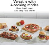 Hamilton Beach 2-in-1 조리대 토스터 오븐 및 긴 슬롯 2슬라이스 : ParadiseMall