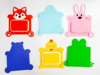 유치원 어린이집 영유아 귀여운 동물 까꿍판6종세트(완제품) : 아해랑