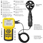 Pro HVAC 풍속계-0.001~100MPH 백라이트 포함 풍속, CFM 공기 유속, 풍속 측정(수트케이스 포함) : 서초직구여행