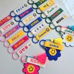 자수 네임택 가방 캐리어 어린이집 유치원 골프 이름표 제작 : 모드팜몰