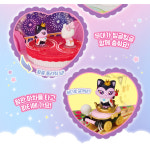 위시캣 도도냥 피규어 하우스 보석함 스티커 세트 보관함 장난감 고양이 왕관 요술봉 마차 : 조이보이몰