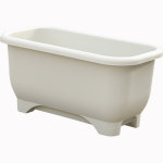 대형 플랜트박스 플라스틱 채소 텃밭 실내 분갈이 조경 흰색 : ToolPlaza