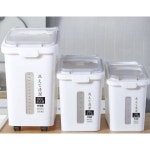 업소용 밀가루통 대용량 보관함 쌀통 이동식 100L 80L F8888 : 에이더블유