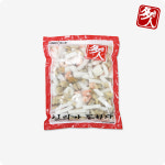 다인 해물모듬 실중량1kg 라면 파전 탕 손질 해물믹스 제사용 제수용 : 다인푸드스토어
