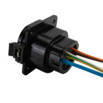 EV 충전 유형 2 수 소켓 커넥터 콘센트 IEC 62 96 32A 3 상 480V 22KW 전기 자동차 T2 용 4 포인트 고정 AC : 포엠엘티로지스