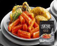 롯데웰푸드 식사이론 떡튀만 430g 떡볶이 김말이 군만두 : 다만세푸드