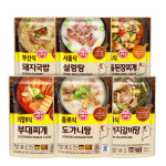 오뚜기 지역식즉석국 500g x6개 외11종 /돼지국밥 도가니탕 우거지 설렁탕 부대찌개 : 로샵