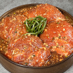 천지푸드 돼지갈비 수제 양념 숯불 구이 600g 1kg (뼈미포함) : 천지푸드
