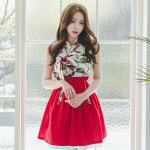 다솜 미니 허리치마 생활한복 개량 계량 퓨전 반티 : 생활한복 츄샵