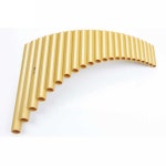 22홀 팬플룻 관악기 초보자 학교 팬플릇 인디언 오른손 팬플루트 그린 백핸드 기본 : Global Tools