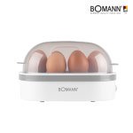 보만 원터치 계란 달걀 찜기 삶기 기계 반숙기 스텐 에그쿠커 알람기능 과열방지 EK6130 : 보만코리아