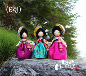 한복 기생인형 인형만들기 청아루 : 민트돌