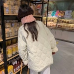 여성 가을겨울 패션 기모 코트 빅사이즈 기모 점퍼 캐주얼 JCC1202Pa4 : 한국명보 주식회사