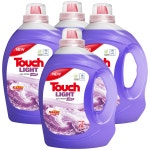 터치 라이트 고농축 세탁세제 라벤더 2.5L 4개 : 터치 세탁세제