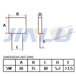 02 옴 03 비유도 15 22 1 3 047 저항기 시멘트 33 세라믹 01 47 5W : 얼이즈
