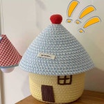 수심 Tiny House Basket(9 color) 타이니 하우스 바구니 소품 수납함 집 활 보관 바구니 : 인터스카이