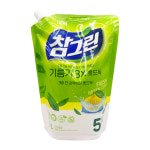 라이온코리아 참그린 녹차 뽀드득 주방세제 리필 1.2L : 둘레