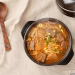 진뚝배기 추어탕기 + 멜라민 받침 3호 세트 : HAPPYJIN 해피진