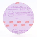 3M 후킷 퍼플 마감 필름 연마 디스크 30667, 6인치, 1500개 이상, 50팩, 클리어 코트 샌딩, 페인트 마감, 결함 제거, 오래 지속됨 : 서초직구대박