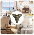 가구 나무상자 코너 모서리 장식 앤틱 빈티지 청동 커버 보호대 악세사리 (A0284) : 꼬슈 COSSU