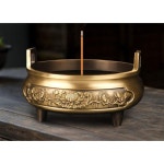 유기향로 청동향로 제사향로 법당 향 골동품 A : 에이스인터스토어