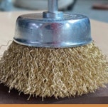 스틸 와이어 전동 연마 브러쉬 (A0934) : 용천삼리