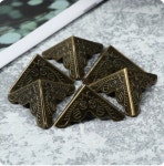 가구 나무상자 코너 모서리 장식 앤틱 빈티지 청동 커버 보호대 악세사리 (A0284) : 꼬슈 COSSU