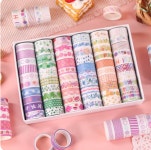 마스킹 데코 테이프 다이어리 일기장 꾸밈 디자인 종이 테이프 5P 랜덤 (CA0290) : 캐빈보이 CABIN BOY