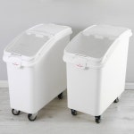 업소용 밀가루통 대용량 30L 곡물 30L 쌀통 보관함 이동식 보관통 삽이 포함된 30리터 : uhamall