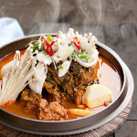 참도깨비 도국 감자탕1KG X3팩 +돌돌이 당면 우거지 뼈 해장국 국밥 캠핑음식 : 참도깨비