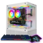 게이밍 PC STGAubron 데스크톱 라데온 RX 580 16G GDDR5 인텔 10세대 G5905 3 5G RAM 1T SSD WiFi BT 5 0 RGB 팬 x5 마우스 패드... 