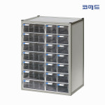 COMAD코메드 CMD-1005-2(21칸) 일체형 알루미늄세트 멀티박스 투명서랍장 : 코메드