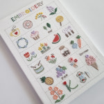 프랑스자수 기초자수 샘플러 (실포함) 패키지 DIY 키트 루나의하루 : 루나의하루 프랑스자수