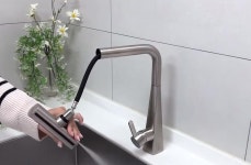 하츠 와이드 폭포 수전 FC-TS200 폰테206 올스텐 폭포수 4웨이 싱크대수전 교체 : 주식회사선재