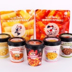 원더뽀끼 컵 떡볶이 불닭떡볶이 떡볶이밀키트 불치킨, 120g, 1개 : 대유잼떡볶이