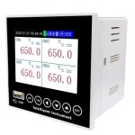 페이퍼리스 녹음기 지능형 기기, 컬러 아날로그 데이터 로깅, 96x96 USB RS485 Modbus RTU 릴레이 알람, 1-12 채널, 3.5 인치 : 하루열매1
