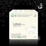 첫구매 100원 이벤트 [라본프리미엄] 중형16p 커버뿐만 아니라 날개 흡수체까지 유기농순면 NO SAP생리대 : 유기농본스토어